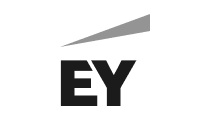 EY logo with angular grey swoosh above the letters - Neutrinos